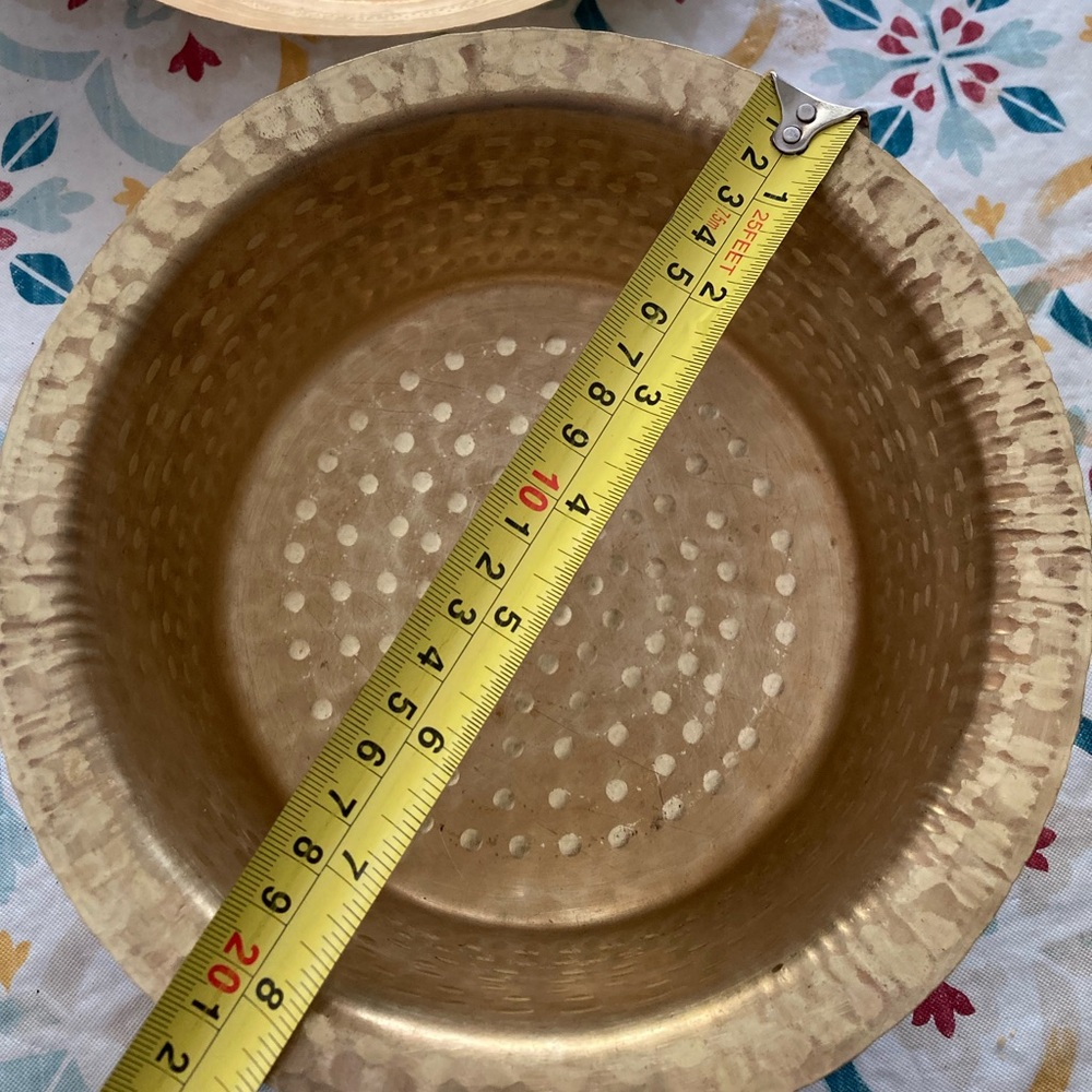 Hammered solid Brass cookware (Please like only if interested to buy)